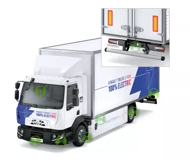 Renault Trucks D Wide E-Tech plate